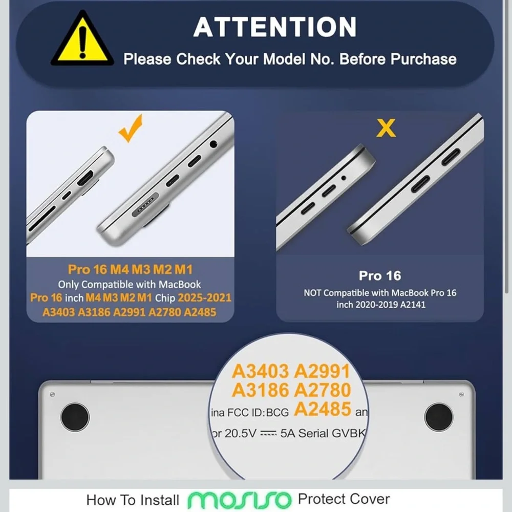 MOSISO Compatible with MacBook Pro 16 inch Case